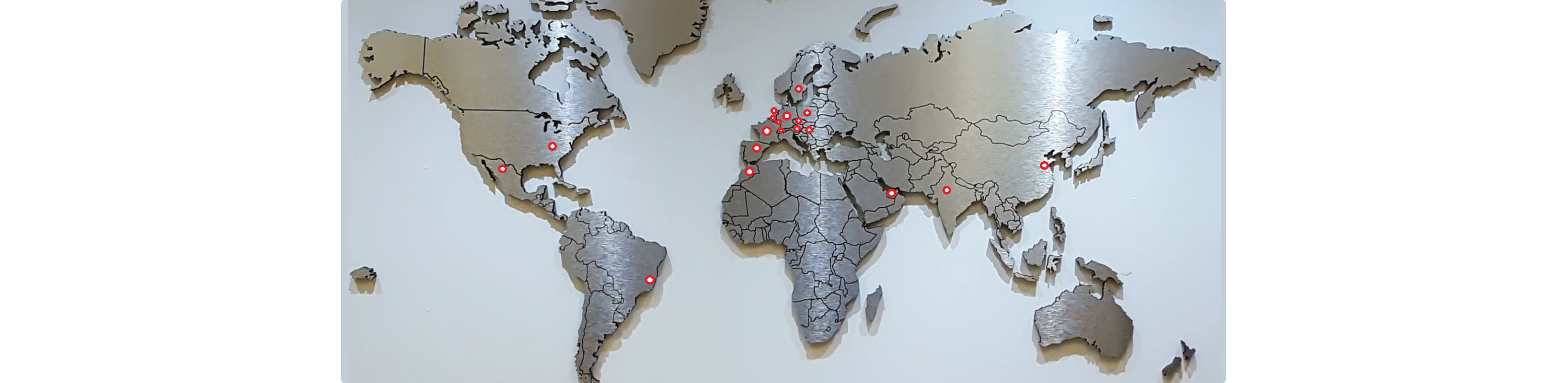 MapMonde de nous lieux d'intervention